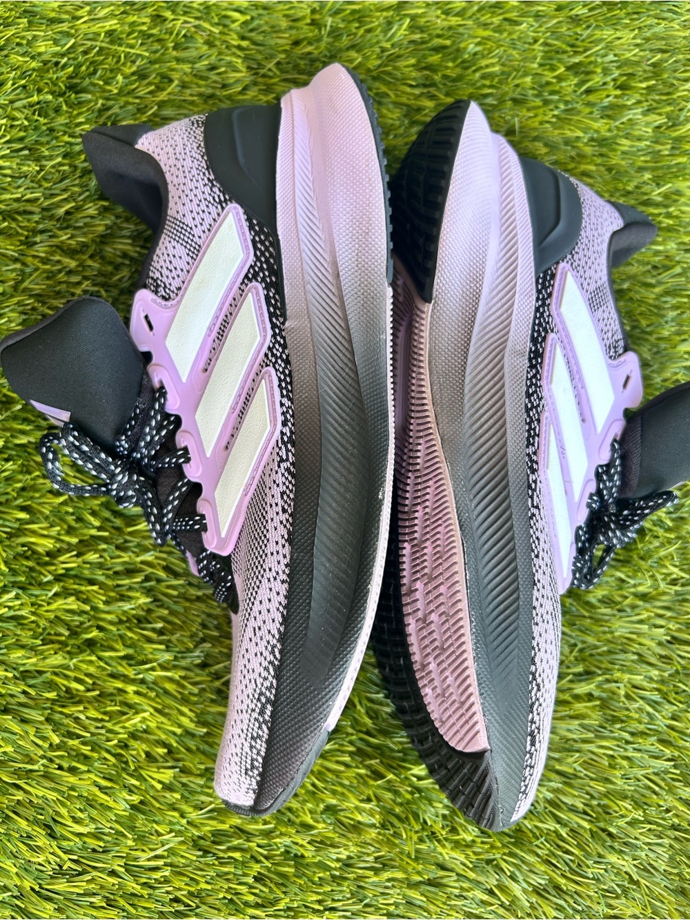 Ortholite adidas Women's Lavender and Black Athletic Running Shoes - Picture 6 of 8